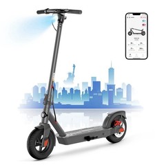 SISIGAD Electric Scooter Adults 10″ Tires, 600W Peak Motor,Folding E-Scooter