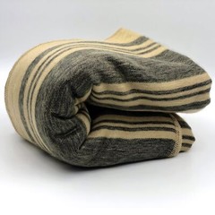 SOFT & WARM STRIPED ALPACA LLAMA WOOL BLANKET PLAID THROW QUEEN BED SOFA COVER
