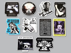 Joy Division Vinyl Sticker Lot (QTY 10) goth new wave dark cure depeche mode