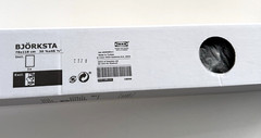 IKEA BJORKSTA Frame Black 30 ¾ x 46 ½” 103.180.41 New
