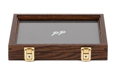 Two Timbers Small Display Case Walnut Finish 2″x10″x12″ Knife Arrowhead Pins