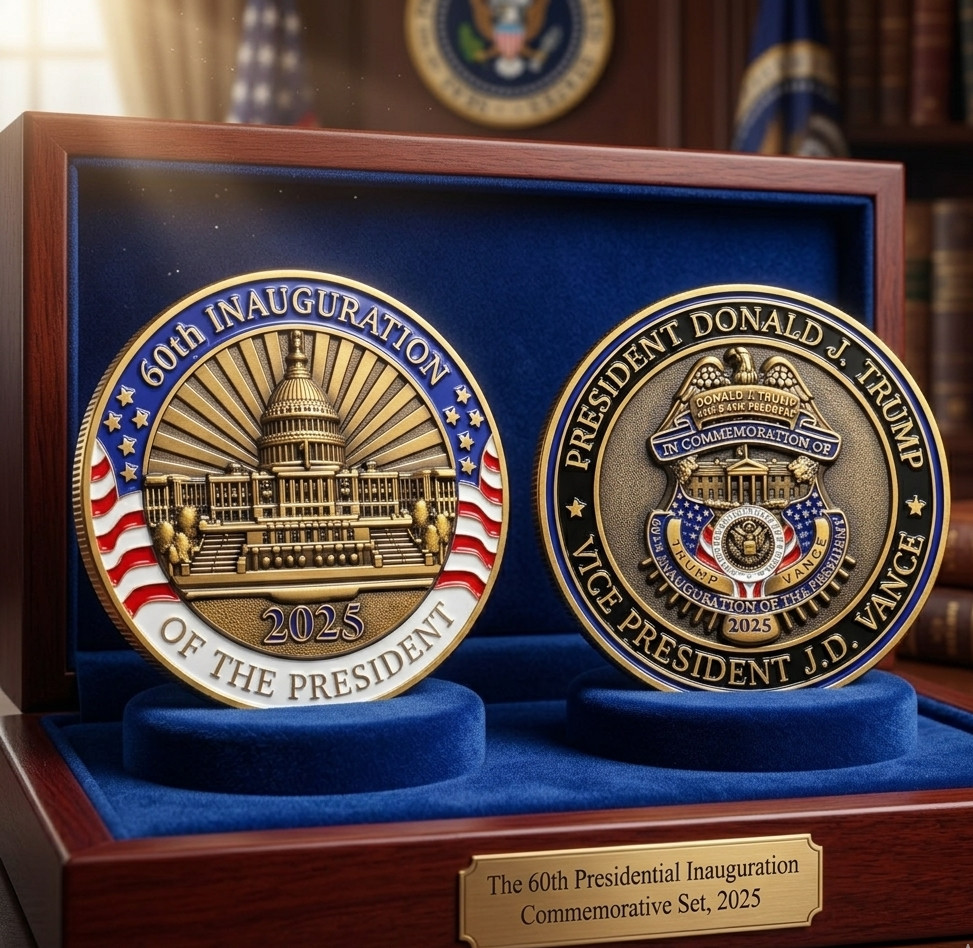 47th President Inauguration Challenge Coin Collectible
