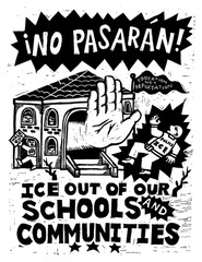 Anti-ICE Sticker Pack (QTY 10) melt stop abolish protest la migra human rights