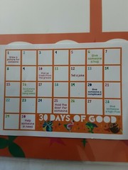 “30 DAYS OF GOOD” Dry Erase Poster Board For Home/Classroom BRAND NEW!