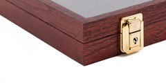 Two Timbers Medium Display Case Cherry Finish 2″x9″x15″ Knife Arrowhead Pins