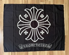 Chrome Hearts Gothic Cross Wall Tapestry 29in x 37in (Brand New)