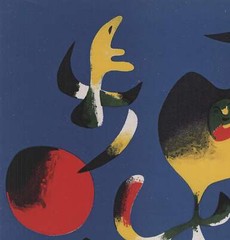 JOAN MIRO Painting (The Air) 22.75″ x 19″ Offset Lithograph 2010 Surrealism
