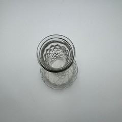 Vintage Hoosier Glass Bud Vase Clear Small Decorative Tabletop Accent