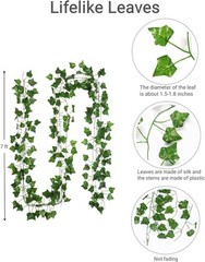 Greenery Garlands 168FT – Weather-Resistant Artificial Vines for All Occasions