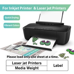 Koala Printable Vinyl Sticker Paper 11×17 30 Sheet Matte Waterproof Inkjet Laser