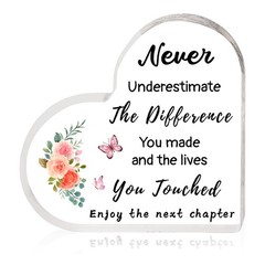 Retirement Gift for Woman Thank You Gifts Acrylic Plaque Decorative Sign Goi…