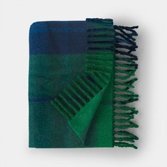 Woven Plaid Throw Blanket Dark Green – Threshold