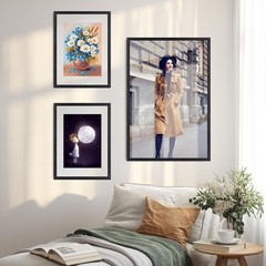 puthiac 16×24 Picture Frames for Wall – Minimalist 16×24 Poster Frame Natural
