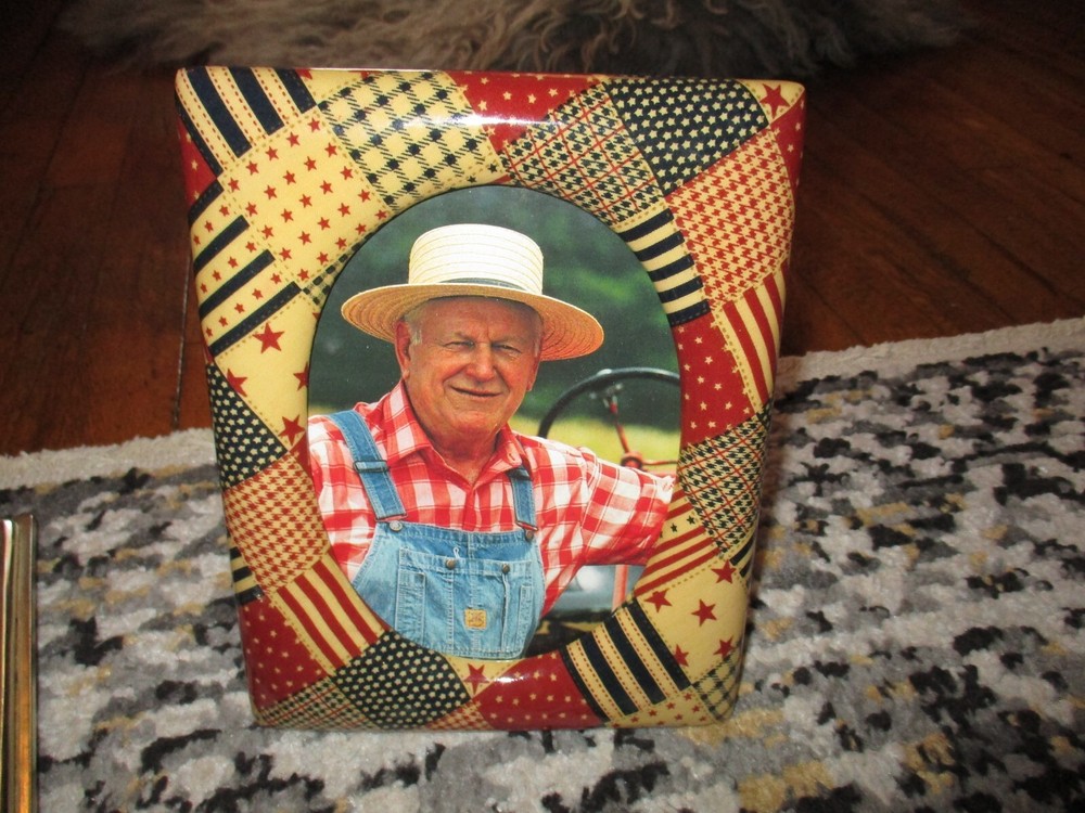 Brand New Patchwork Photo Frame 8-1/9″ x 7″ No Box