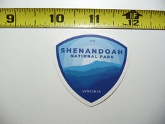SHENANDOAH NATIONAL PARK VIRGINIA #2 SMALL STICKER DECAL HIKING CAMPING NATURE