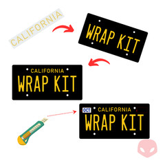 LEGACY California Plate Wrap DIY Kit