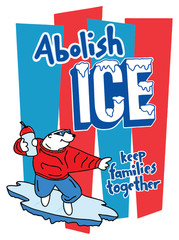 Anti-ICE Sticker Pack (QTY 10) melt stop abolish protest la migra human rights