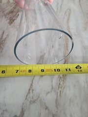 purse vase for flowers Wall Hanging Decorative Cone Shaped Clear Unique Glass