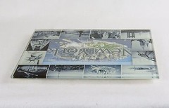 Glass Photo Frame New York City Urban Scape, Blue Highlights, 4″x6″, Zizo #PF044