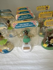 Solar Dancing Swinging Bobble Figures Lot – 18 Hula Girl Monkey Bear Car Dash