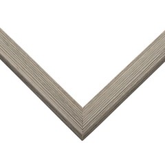 7×7 Shadow Box Frame Grey | 1.125 inches Deep Real Wood Rustic Shadowbox Display