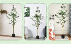 5FT Tall Faux Realistic Olive Trees Artificial Olive Tree For Indoor Home Decor