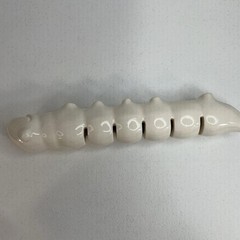 Vintage Caterpillar Letter Holder Recipe Card Holder Office Desk Ceramic Unique