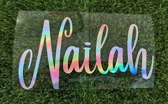 Custom Personalized Vinyl Lettering Name Decal Sticker Car Window Tumbler