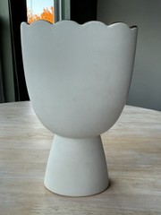 Modern Face Planter | Ceramic Vase | Shelf Decor Flower Pot