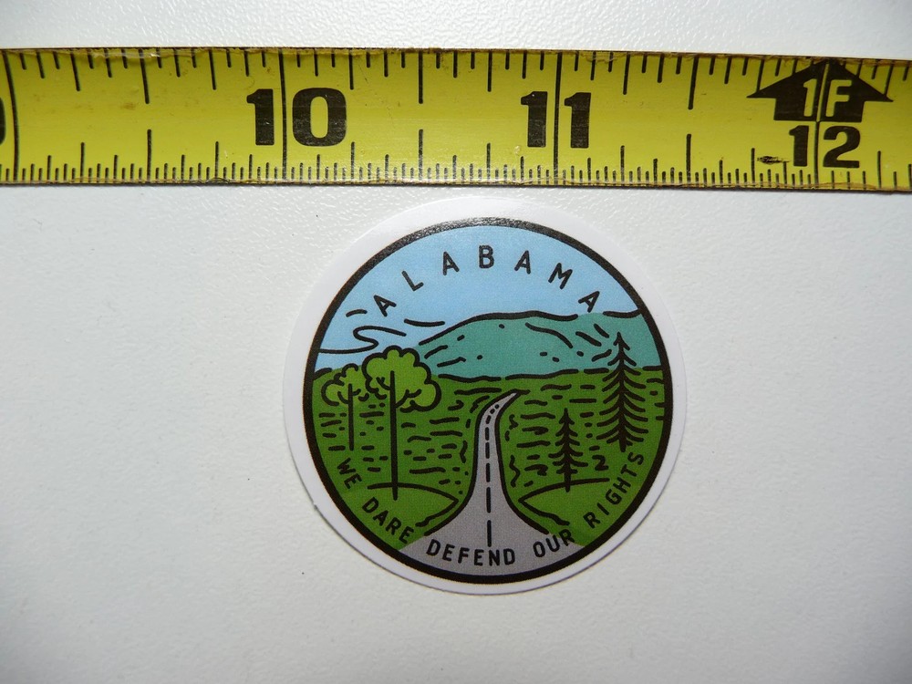 ALABAMA SMALL STICKER DECAL LOVE HOME STATE MOTTO PRIDE FUN FUNNY