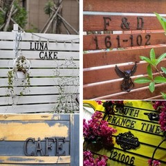 Cast Wrought Iron Black Antique House Door Alphabet Letters and Numbers HOTSALE