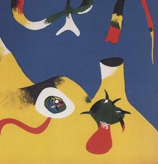 JOAN MIRO Painting (The Air) 22.75″ x 19″ Offset Lithograph 2010 Surrealism