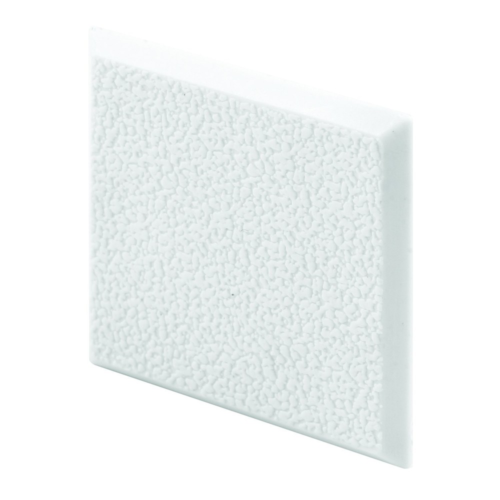 MP10866 Wall Protector, 2 In. x 2 In. Squares, Rigid Vinyl, White, Textured (…
