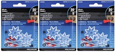 3 Hillman 1 lb Clear Plastic Heavy Duty Wall Mirror Rosette Holder Anchor 122200