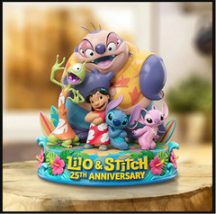 Lilo-Stitch 25th Anniversary Custom Shape Acrylic Plaque