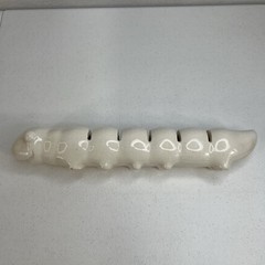 Vintage Caterpillar Letter Holder Recipe Card Holder Office Desk Ceramic Unique