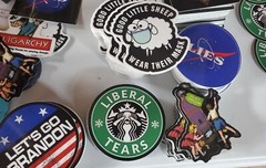 Alex Jones inspired STICKERS 9 Pack LOT September 11th INFO WARS Jason Bermas 😀