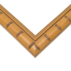 7×7 Light Brown Bamboo Real Wood Picture Frame Width 1.5 inches | Interior Frame