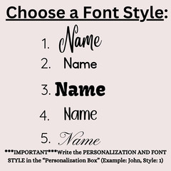 Custom Personalized Vinyl Lettering Name Decal Sticker Car Window Tumbler