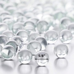Reusable 1 LB Clear Glass Gemstones – Ideal for Mosaic Art & Floral Designs