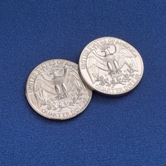 Two Sided Trick Coin – Quarter – Two Face – Double Tailed Coin Free Shipping!