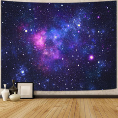 Blacklight Galaxy Universe Space Tapestry, UV Reactive Starry Night Sky Mysterio