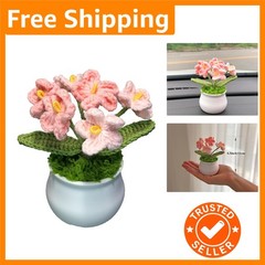Charming Handcrafted Crochet Myosotis Flower – Thoughtful Gift for All Occasions