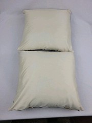 Pair Vintage 17 in. Throw Pillows Pier 1 ” Early Spring Leaves”-Earth Tones