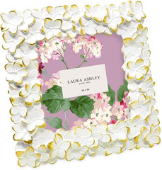 Hand-Crafted Pink Flower Resin Picture Frame with Easel 4×4 4×6 5×7 8×10