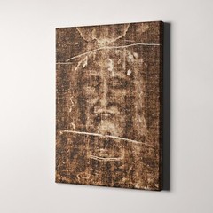 Shroud of Turin – Face of Jesus Christ Bible God Christian Canvas Wall Art Print