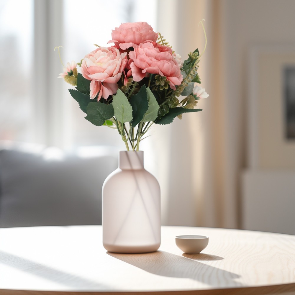 Colorful Faux Peony Arrangement Perfect Floral Decoration for All for OCCASIONS