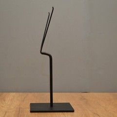 26”high “Y” Metal display Stand for tribal masks & other Art objects -6×6″ base