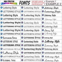 Custom Text Vinyl Lettering Sticker Decal Window Wall Business Car Name Boat RV