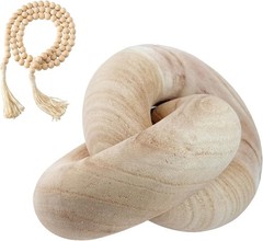 Two decorative wooden chains with 58-inch face packaging, bohemian style